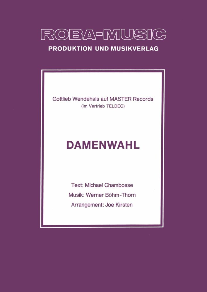 Damenwahl main product photo