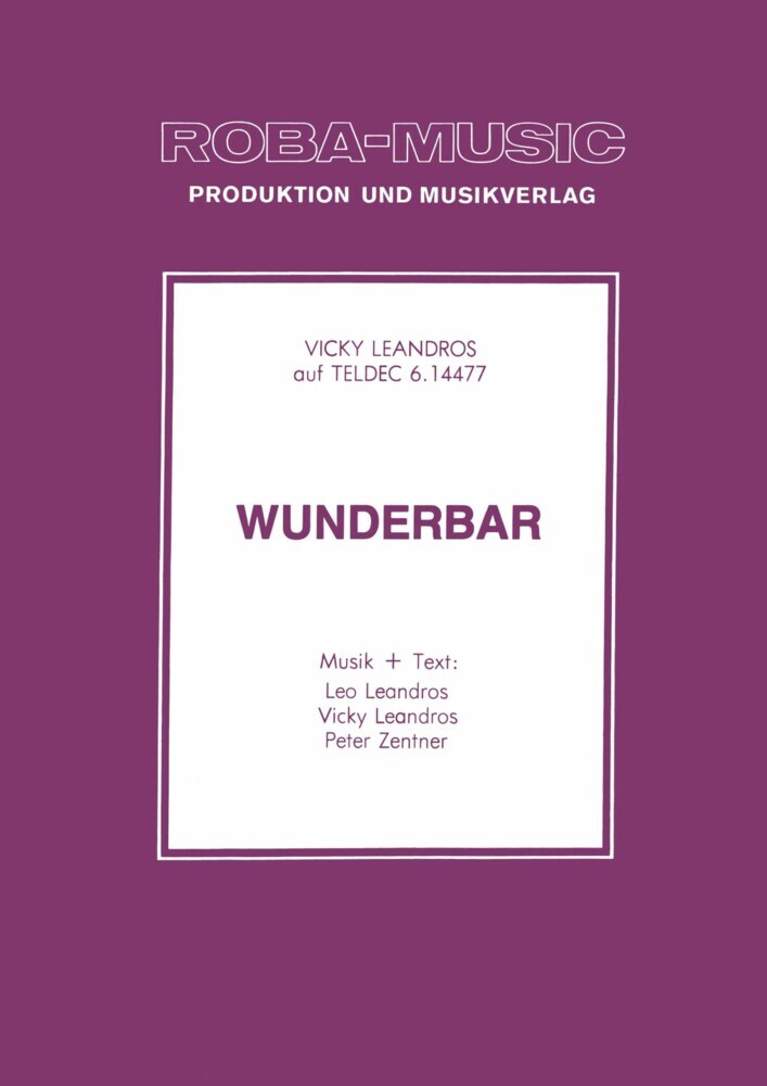 Wunderbar main product photo
