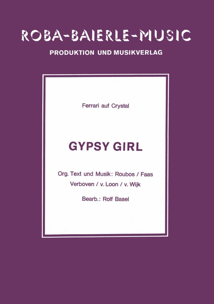 Gypsy Girl main product photo