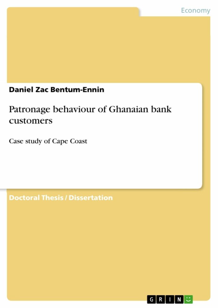 Patronage behaviour of Ghanaian bank customers main product photo