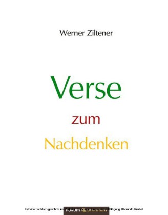 Verse zum Nachdenken