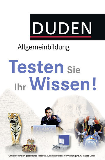 Duden Allgemeinbildung - Testen Sie Ihr Wissen! main product photo