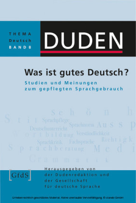 Was ist gutes Deutsch?