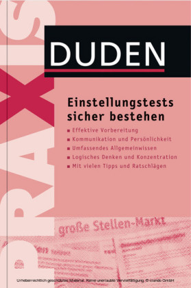 Duden Praxis - Einstellungstests sicher bestehen