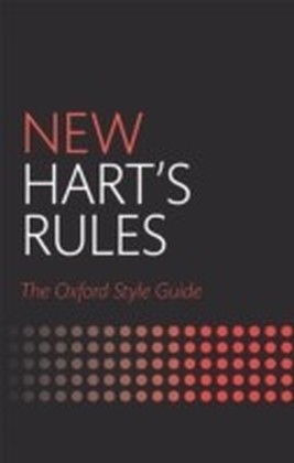 New Hart's Rules: The Oxford Style Guide main product photo
