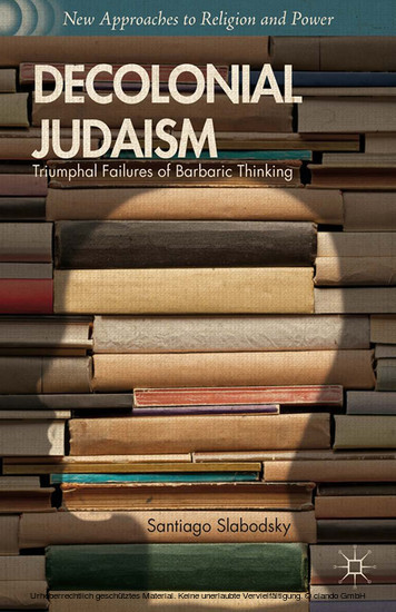 Decolonial Judaism main product photo