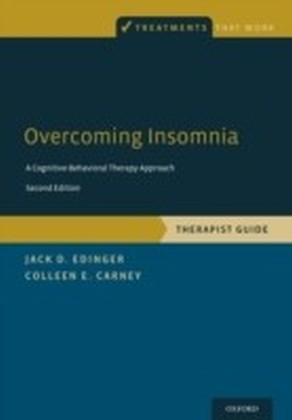 Overcoming Insomnia: A Cognitive-Behavioral Therapy Approach, Therapist Guide main product photo