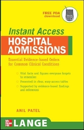 LANGE Instant Access Hospital Admissions