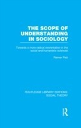 Scope of Understanding in Sociology (RLE Social Theory)