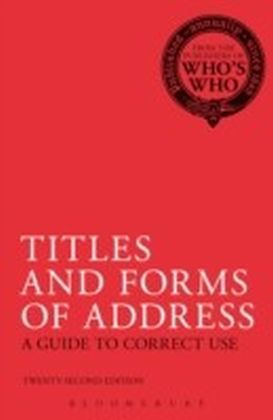 Titles and Forms of Address