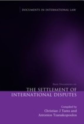 Settlement of International Disputes