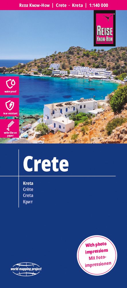 Reise Know-How Landkarte Kreta / Crete (1:140.000) main product photo