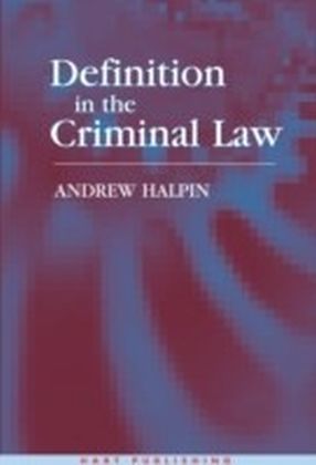 Definition in the Criminal Law