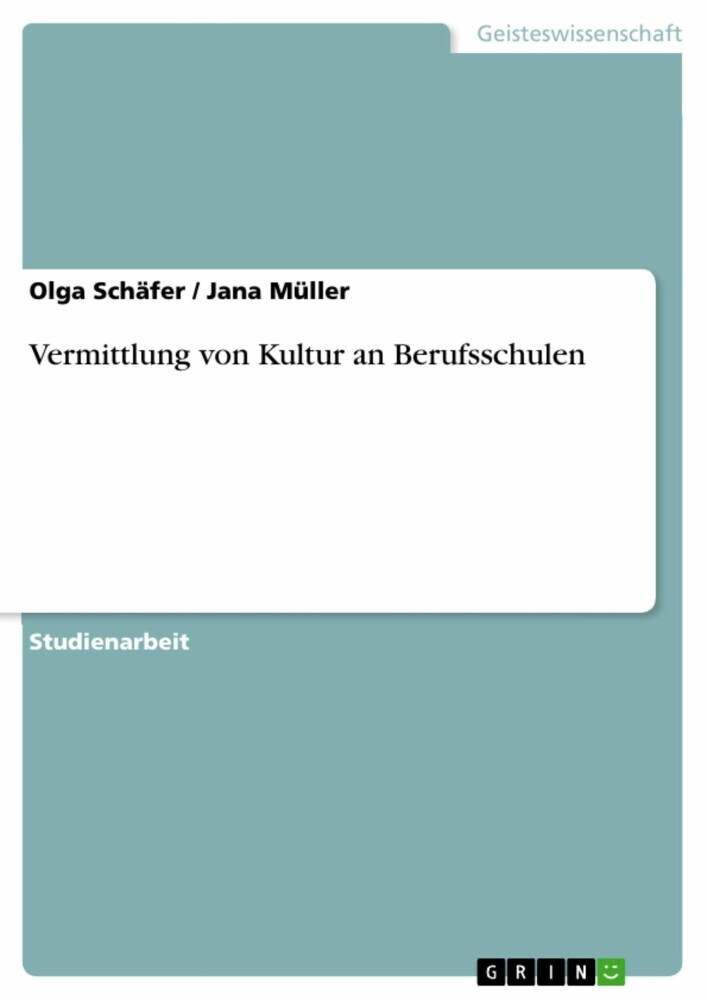Vermittlung von Kultur an Berufsschulen main product photo
