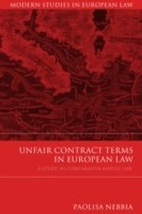 Unfair Contract Terms in European Law main product photo