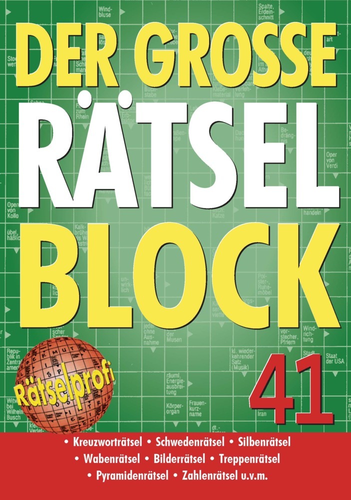 Der große Rätselblock Band 41. Bd.41 main product photo
