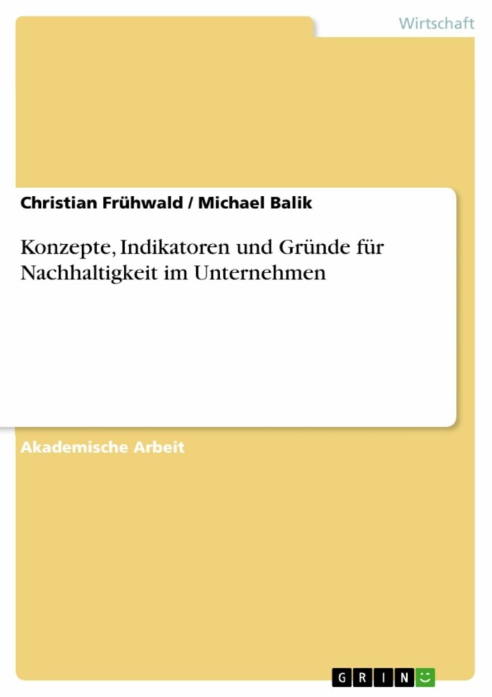 Konzepte, Indikatoren und Gründe für Nachhaltigkeit im Unternehmen main product photo
