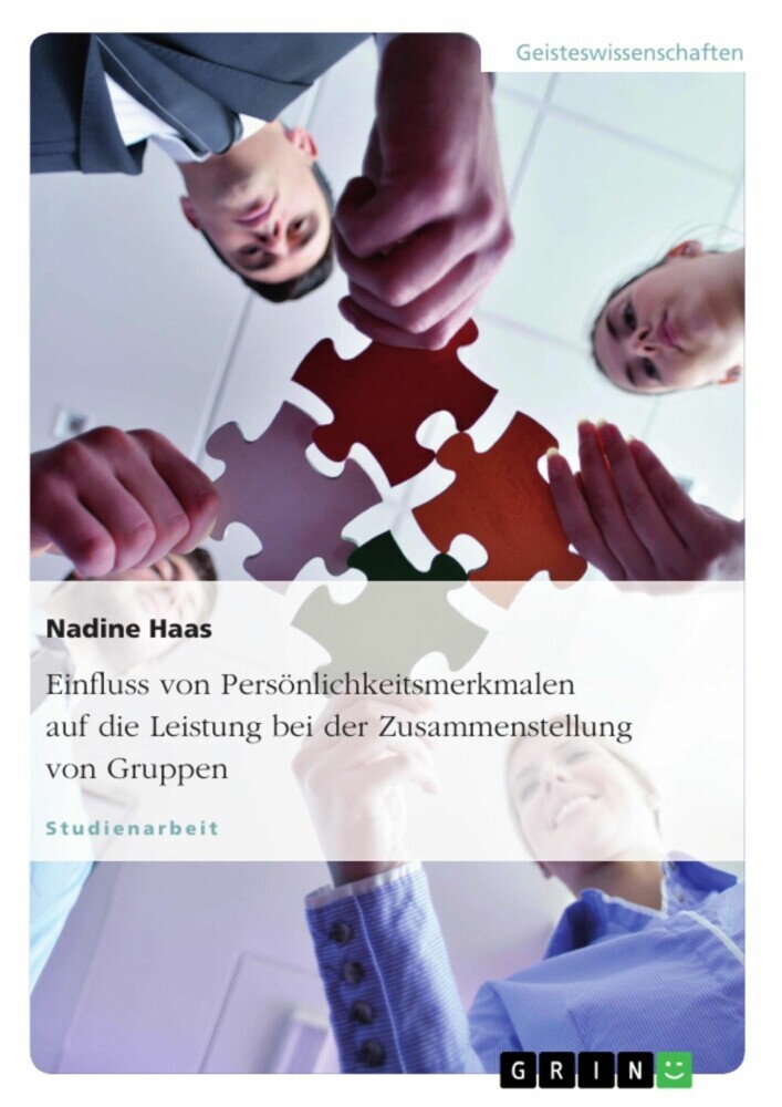 Einfluss von Persönlichkeitsmerkmalen auf die Leistung bei der Zusammenstellung von Gruppen main product photo
