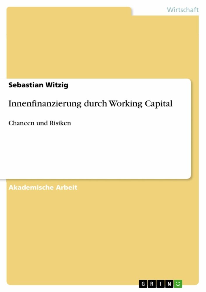 Innenfinanzierung durch Working Capital main product photo