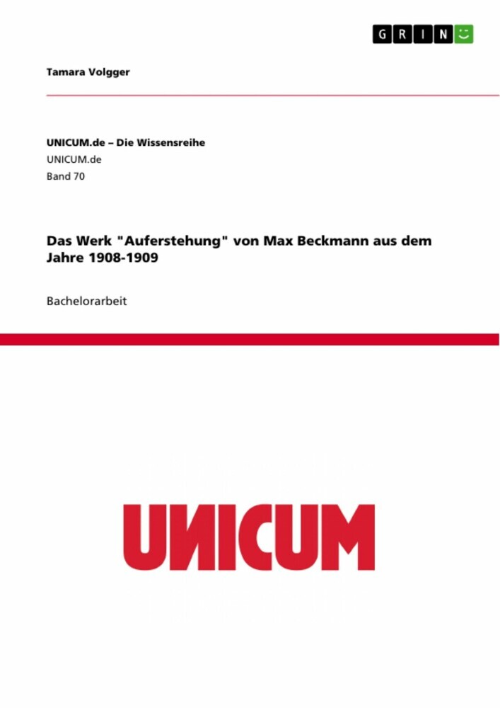 Das Werk 'Auferstehung' von Max Beckmann aus dem Jahre 1908-1909 main product photo