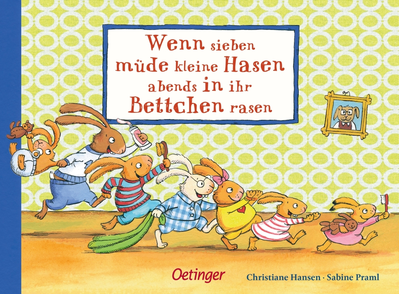 Wenn sieben müde kleine Hasen abends in ihr Bettchen rasen main product photo