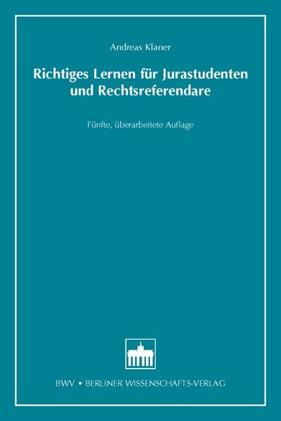 Richtiges Lernen für Jurastudenten und Rechtsreferendare main product photo
