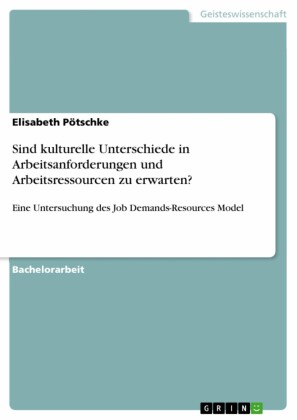Sind kulturelle Unterschiede in Arbeitsanforderungen und Arbeitsressourcen zu erwarten?