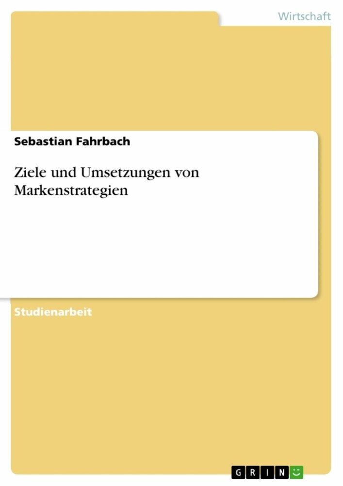 Ziele und Umsetzungen von Markenstrategien main product photo