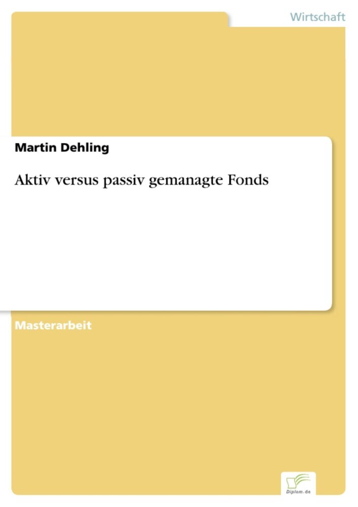 Aktiv versus passiv gemanagte Fonds main product photo