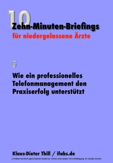 Wie ein professionelles Telefonmanagement den Praxiserfolg unterstützt main product photo