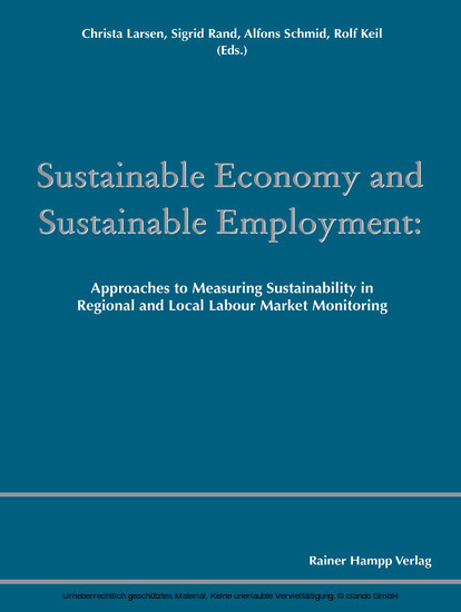 Sustainable Economy and Sustainable Employment main product photo