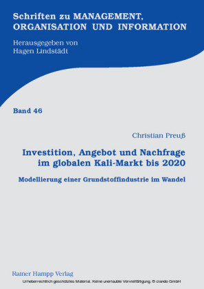 Investition, Angebot und Nachfrage im globalen Kali-Markt bis 2020