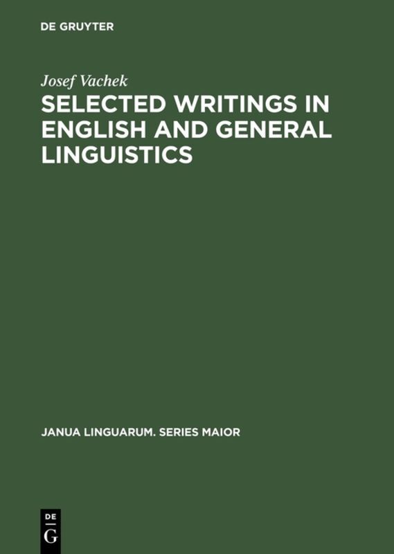 Selected Writings in English and General Linguistics main product photo