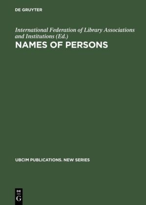 Names of Persons