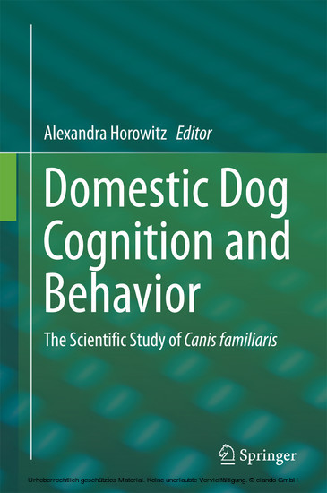 Domestic Dog Cognition and Behavior main product photo