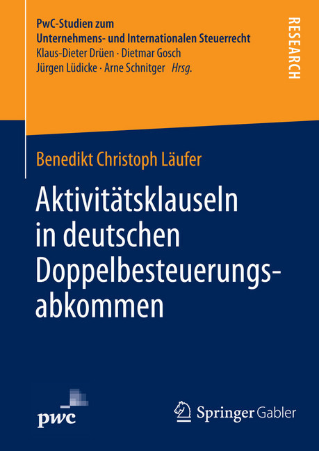 Aktivitätsklauseln in deutschen Doppelbesteuerungsabkommen main product photo