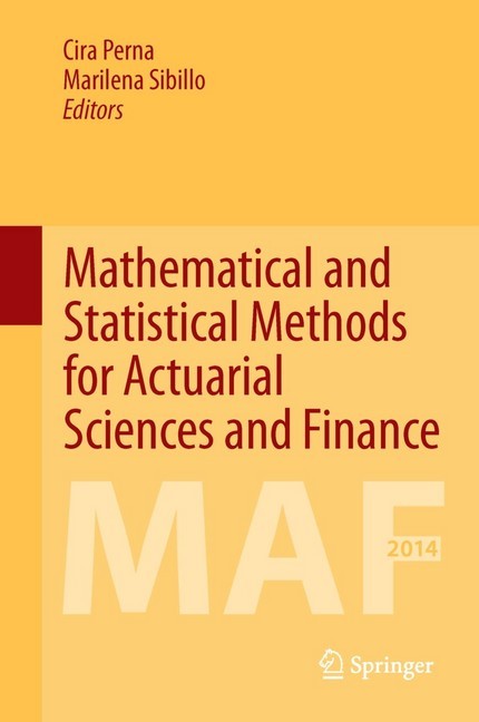 Mathematical and Statistical Methods for Actuarial Sciences and Finance main product photo