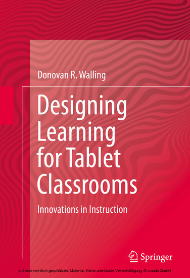 Designing Learning for Tablet Classrooms main product photo
