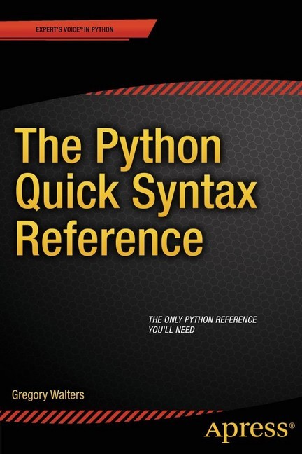 The Python Quick Syntax Reference main product photo