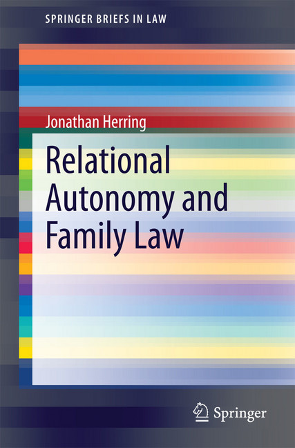 Relational Autonomy and Family Law main product photo