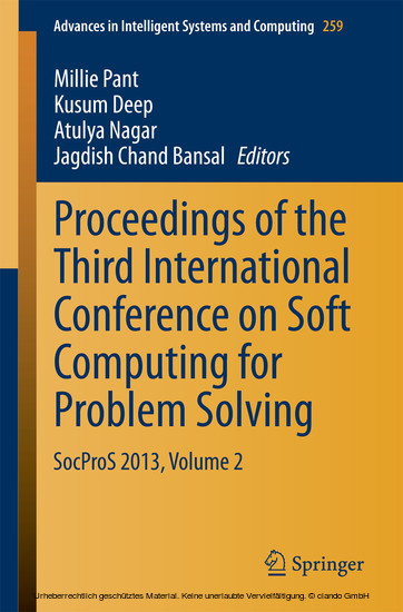 Proceedings of the Third International Conference on Soft Computing for Problem Solving main product photo