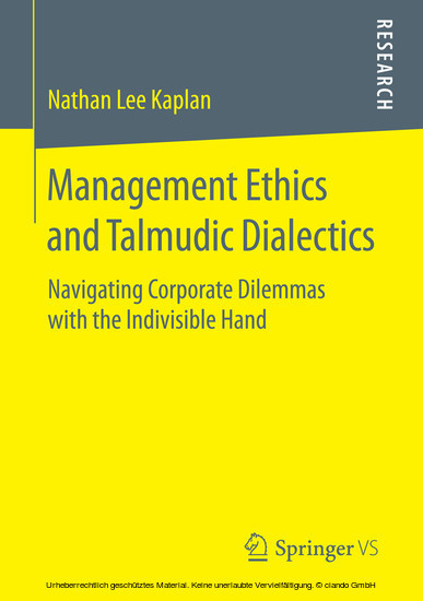 Management Ethics and Talmudic Dialectics main product photo
