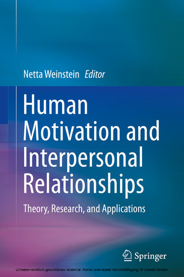 Human Motivation and Interpersonal Relationships main product photo