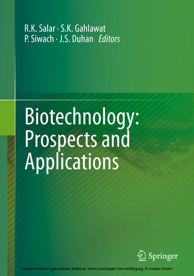 Biotechnology: Prospects and Applications main product photo