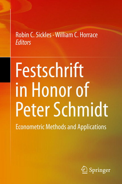 Festschrift in Honor of Peter Schmidt main product photo