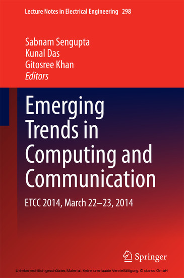 Emerging Trends in Computing and Communication main product photo