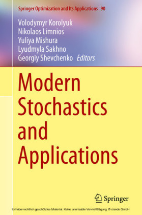 Modern Stochastics and Applications