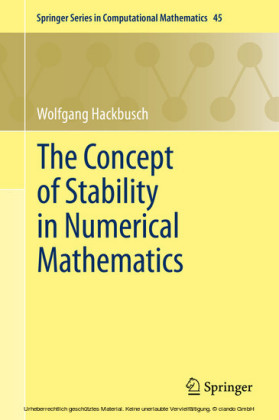 The Concept of Stability in Numerical Mathematics