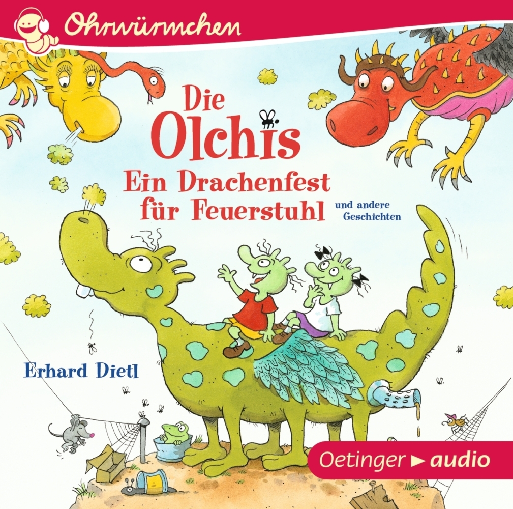 Die Olchis. Ein Drachenfest für Feuerstuhl und andere Geschichten, 1 Audio-CD main product photo