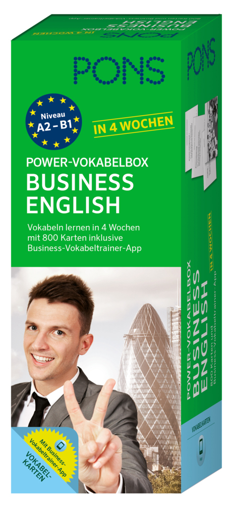 PONS Power-Vokabelbox Business English in 4 Wochen main product photo